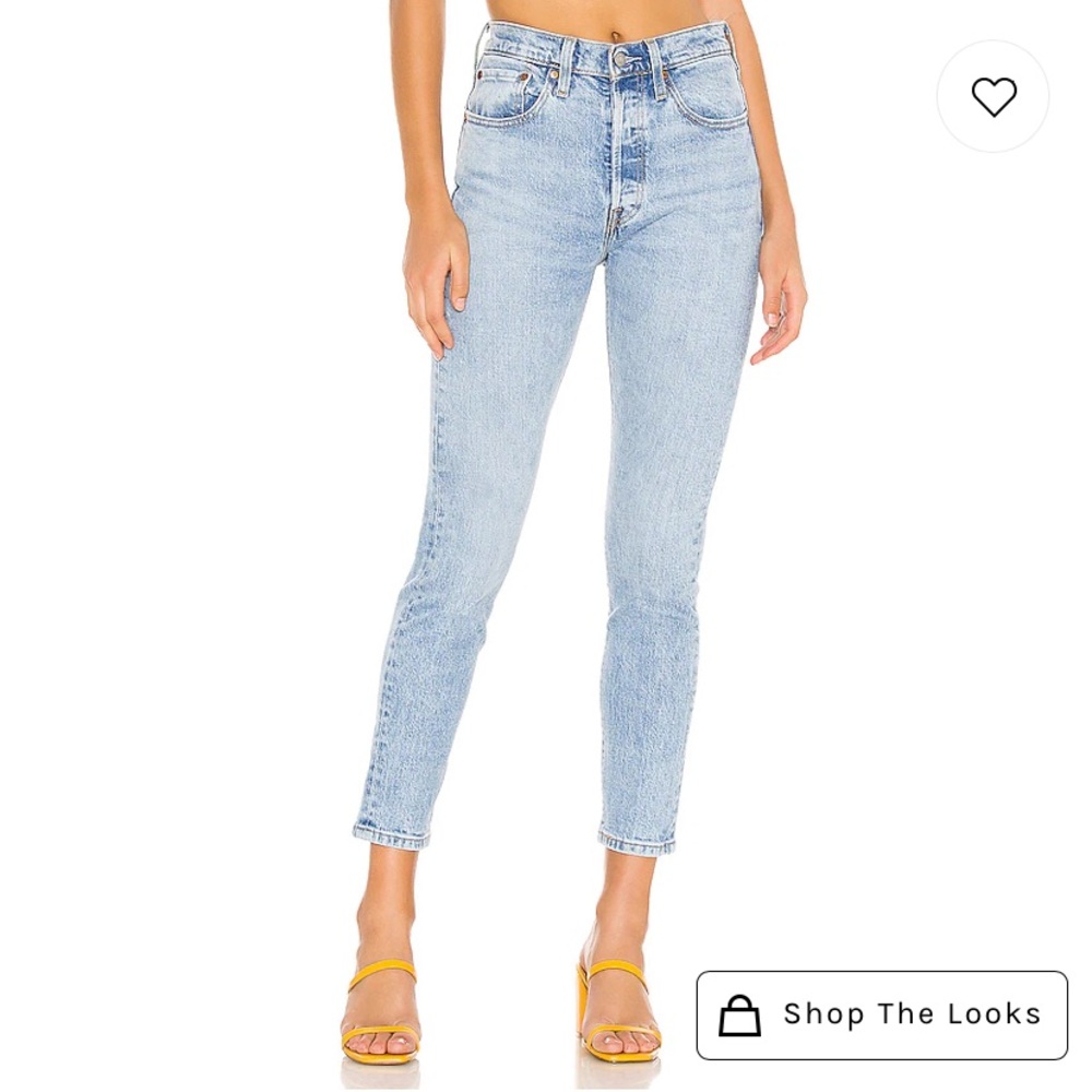 Levi’s 501 Skinny in Tango Light NWOT